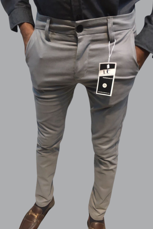 Men’s Cotton Chino Grey