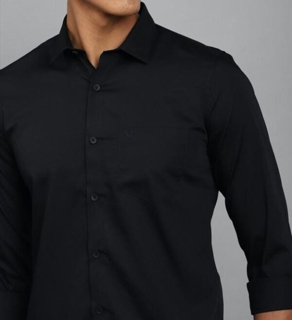 Black Shirt For Men - Image 2