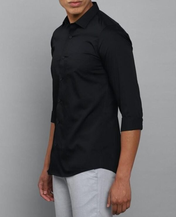 Black Shirt For Men - Image 4