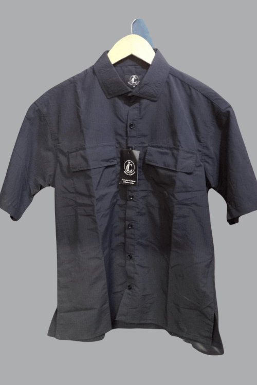 Regular Half sleeve Double Pocket shirt Matte Gray