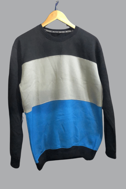 Sweat shirt fleece striped