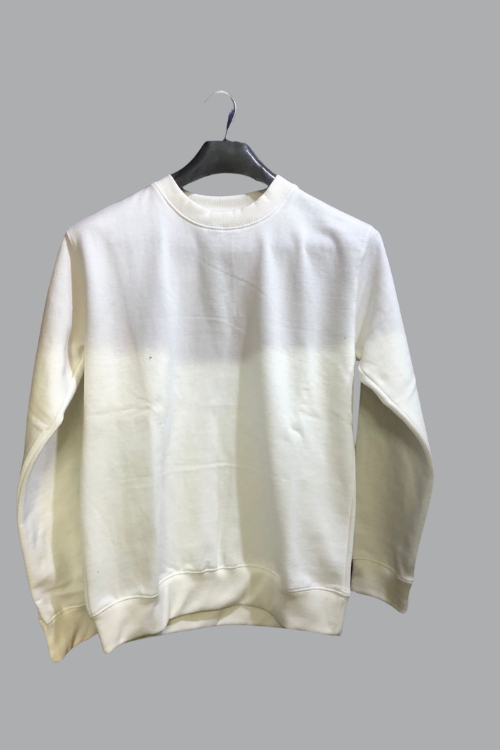 Sweat shirt Plain Off White