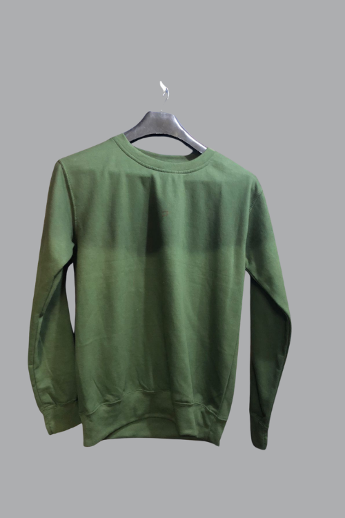 Sweat shirt Plain Green