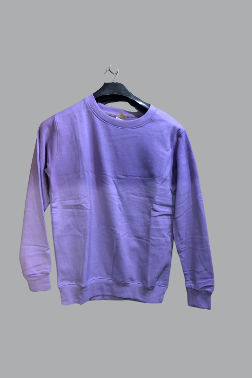 Sweat shirt Plain Purple