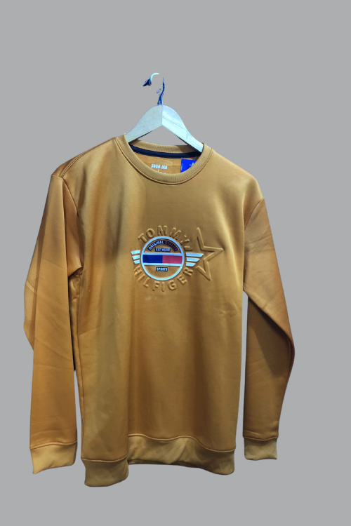 Sweat shirt fleece Shine Camel