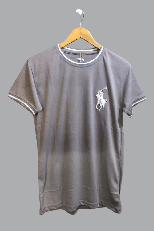 Round Neck T-Shirt Gray