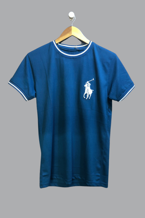 Round Neck T-Shirt Blue