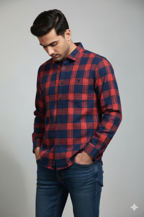 Regular full sleeve  check shirt